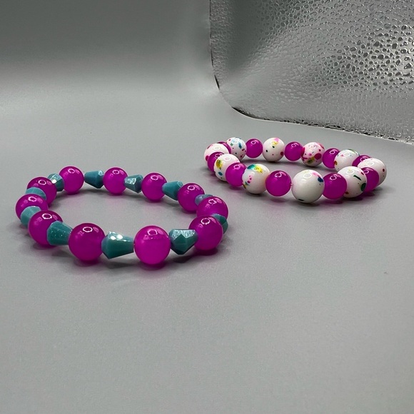 Colorful Beaded Bracelets Set - Handmade B0289C - Picture 3 of 3
